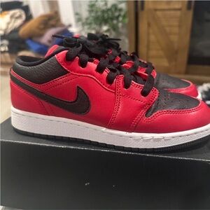 Nike Red and Black Athletic Shoes